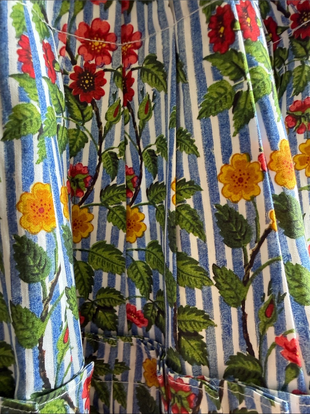 NWT Hill House Geranium Striped Smocked Charlotte Nap Dress - Picture 4 of 4